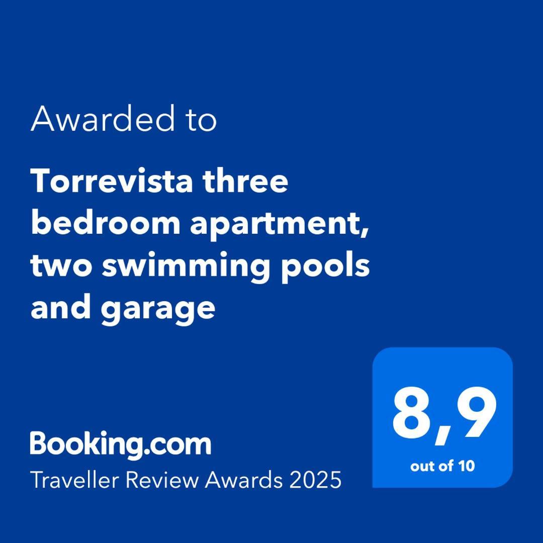 Torrevista Three Bedroom Apartment, Two Swimming Pools And Garage Торевьиа Экстерьер фото